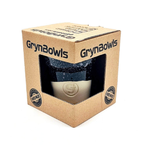 Чаша для кальяну GrynBowls Accent глазур Чорно-біла