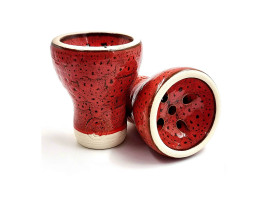 Чаша для кальяну GrynBowls Mummy глазур червона