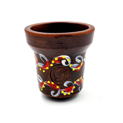 Чаша для кальяну GrynBowls Accent мальовані білі квіти