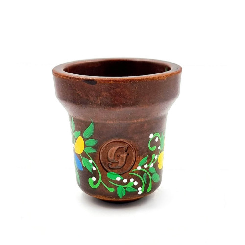 Чаша для кальяну GrynBowls Accent мальована жовта квітка