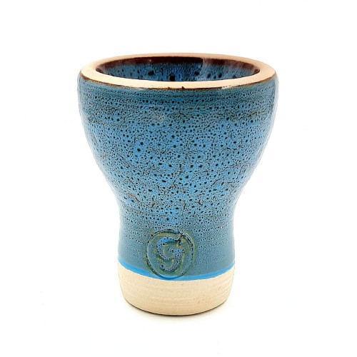 Чаша для кальяну GrynBowls Mummy глазур синя