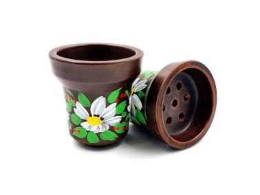 Чаша для кальяну GrynBowls Accent мальована квітка