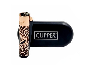 Запальничка Clipper колір Rasta#4 чорно-бронзовий
