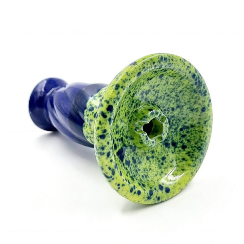 Чаша для кальяну Фанел GrynBowls Spawn зелено-синя