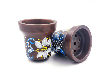 Чаша для кальяну GrynBowls Accent мальовані квіти