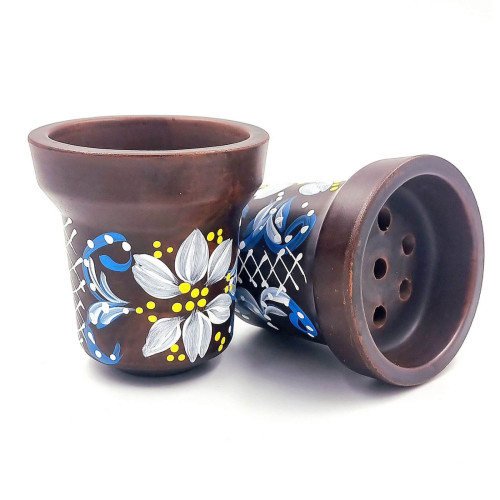 Чаша для кальяну GrynBowls Accent мальовані квіти
