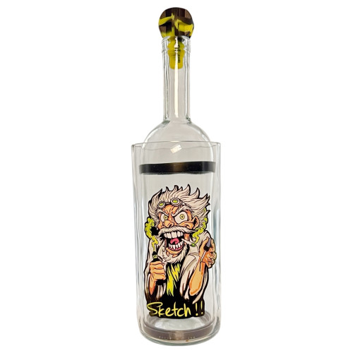 Водний бонг для куріння з скла «Crazy Professor»