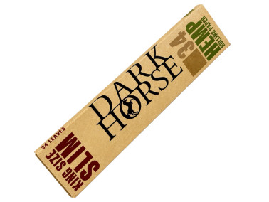 Папір для самокруток DARK HORSE KS UNBLEACHED HEMP /34 108мм