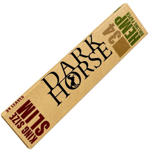 Папір для самокруток DARK HORSE KS UNBLEACHED HEMP /34 108мм