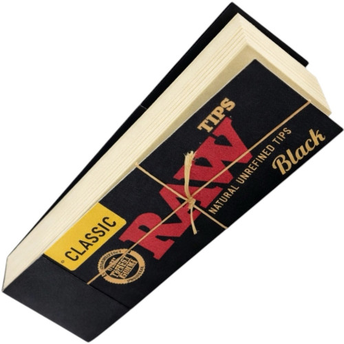 Паперові фільтри для самокруток RAW Black Tips Classic