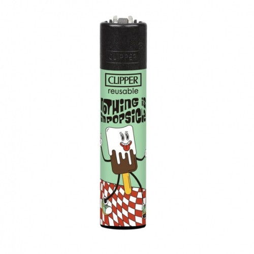Запальничка Clipper Classic Ice Cream Cone Green