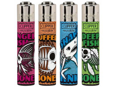 Запальничка Clipper Skeleton Fish Series