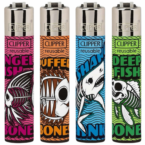 Запальничка Clipper Skeleton Fish Series
