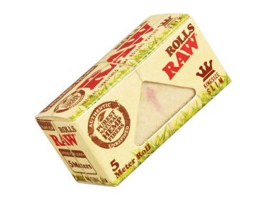 Папір для самокруток у рулоні RAW Rolls Slim Organic Hemp 5 метрів