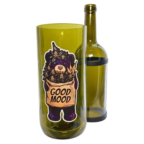 Бонг - Воднік для куріня з скла «Good Mood Black»