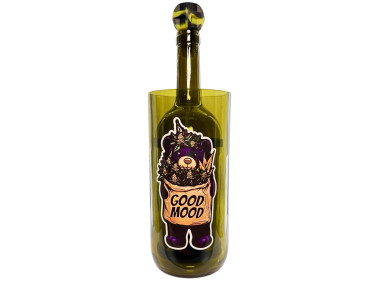 Бонг - Воднік для куріня з скла «Good Mood Black»