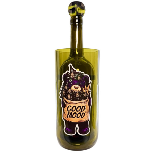 Бонг - Воднік для куріня з скла «Good Mood Black»