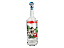 Бонг - Воднік для куріня з скла «Merry Christmas» Веселого Різдва