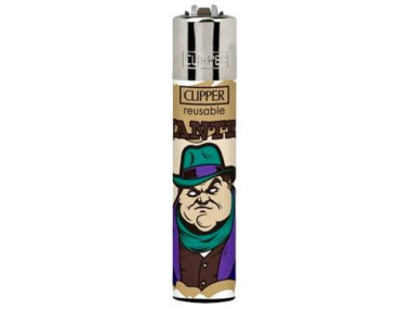 Запальничка Clipper mini "Wanted Gang" #2