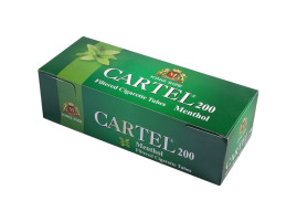 Гільзи для цигарок "CARTEL" Menthol (ментол) 200 шт