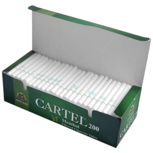 Гільзи для цигарок "CARTEL" Menthol (ментол) 200 шт