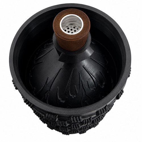 Акриловий водний для куріння з кришкою Black