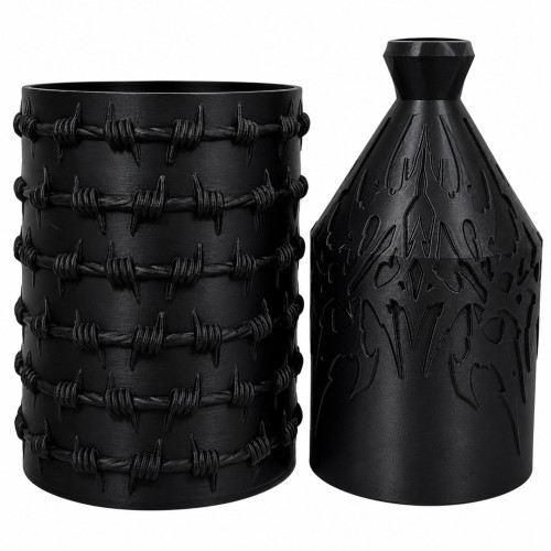 Акриловий водний для куріння з кришкою Black
