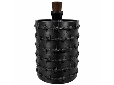 Акриловий водний для куріння з кришкою Black