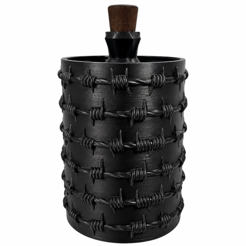 Акриловий водний для куріння з кришкою Black