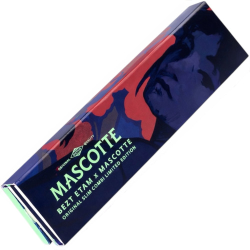 Папір для самокруток MASCOTTE SLIM MAGNETIC COMBI PACK & TIPS 110мм