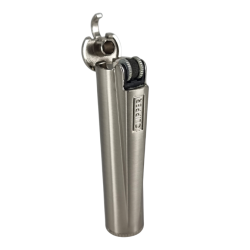 Зажигалка Clipper металл бензиновая Silver (Мат)