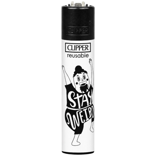 Зажигалка Clipper Classic Stay Weird #1