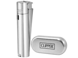Запальничка Clipper Jet метал турбо (металік-глянець)