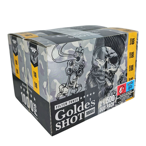 Гільзи для набивання сигарет 1000 Golde's Shot - 8мм