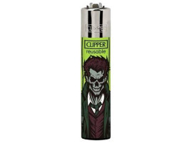 Запальничка Clipper mini "Stylish Skulls" #3