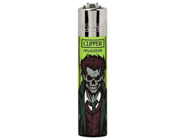 Запальничка Clipper mini "Stylish Skulls" #3
