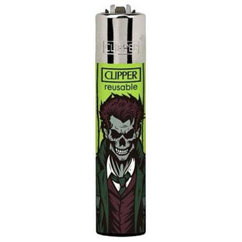 Запальничка Clipper mini "Stylish Skulls" #3