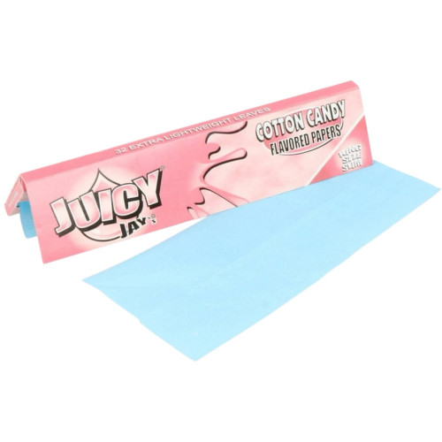 Папір для самокруток JUICY JAY’S COTTON CANDY KING SIZE SLIM зі смаком солодкої вати