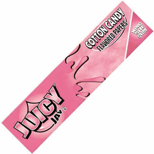 Папір для самокруток JUICY JAY’S COTTON CANDY KING SIZE SLIM зі смаком солодкої вати