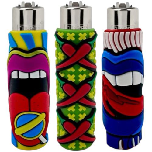 Запальничка Clipper "Pop Spicy Soul" в захисному силіконовому чохлі