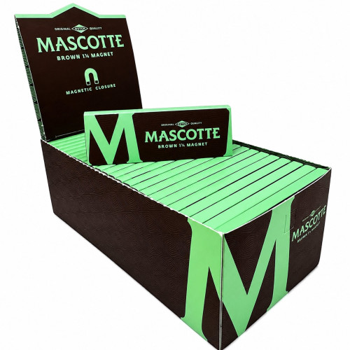 Папір для самокруток MASCOTTE BROWN MAGNETIC 50 шт 1/4
