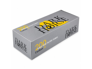 Гільзи для цигарок Dark Horse Extra Long Carbon 200 шт