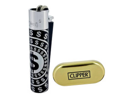 Зажигалка Clipper Dollar Silver