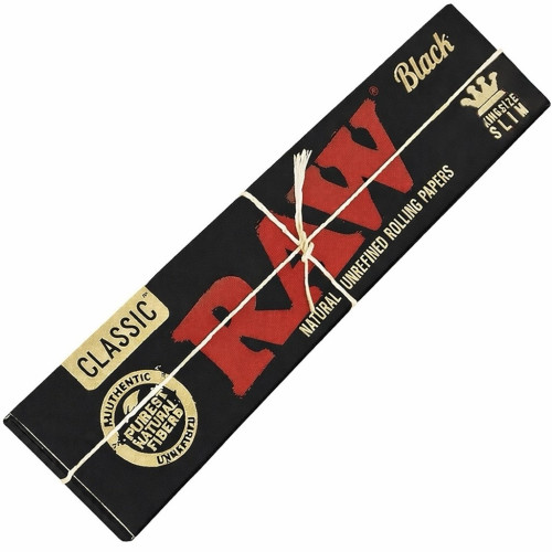 Папір для самокруток RAW Classic KS Slim Black 110 мм