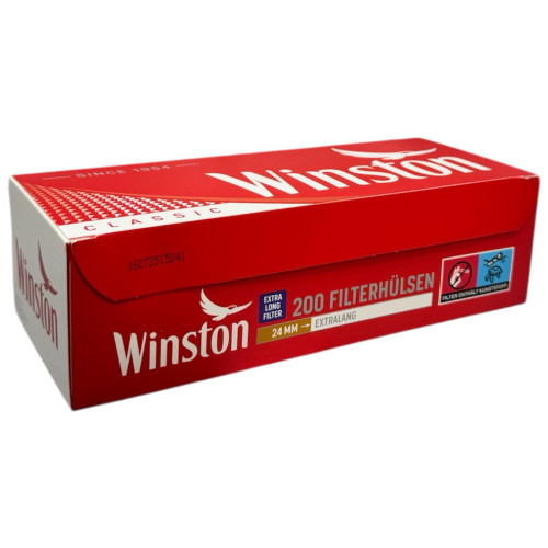 Гільзи для цигарок "Winston" 200 шт. 24 мм