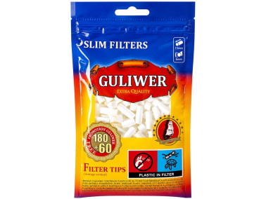 Фільтри для самокруток Guliwer Slim 6х15 мм 240 шт