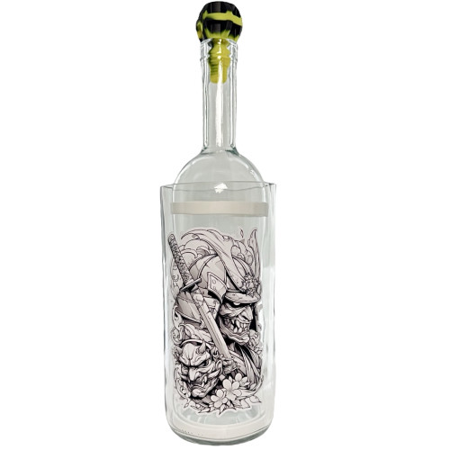 Водний бонг для куріння з скла «Samurai White»