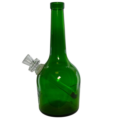 Бонг для куріня з скла з чохлом "Baklakha" Green