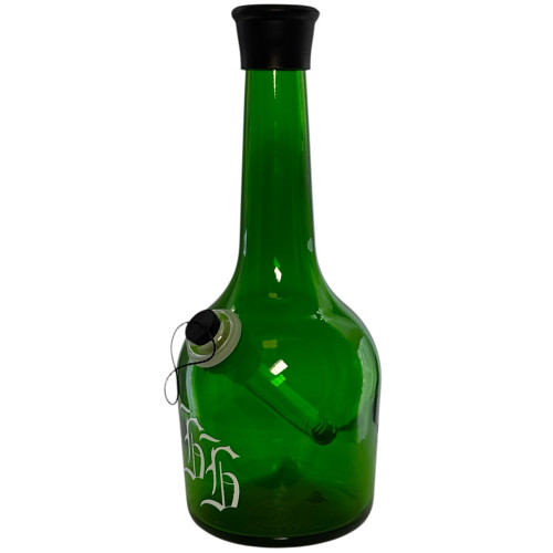 Бонг для куріня з скла з чохлом "Baklakha" Green
