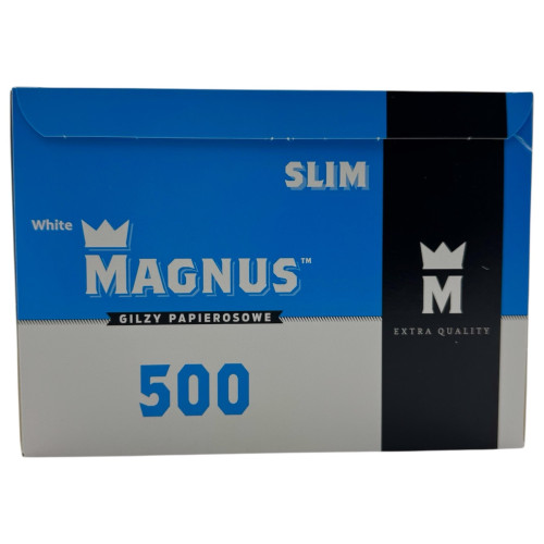Гільзи для цигарок "Magnus Slim White"- 500 шт. (6.5мм)